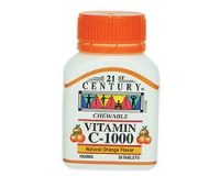 21st Century Vitamin C-1000 Orange (Chewable) (pack size 30)