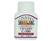 21st Century Vitamin C-500 Slow Release(pack size 60)