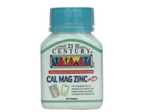 21st Century Cal Mag Zinc + D (pack size 120)