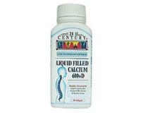 21st Century Liquid Filled Calcium 600+D (pack size 90)