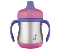 Thermos Foogo 7oz/200ml Sippy Cup with handle (Pink)